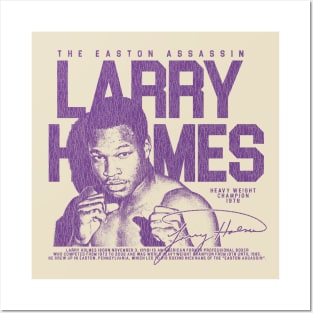 Larry Holmes Vintage - Purple Posters and Art